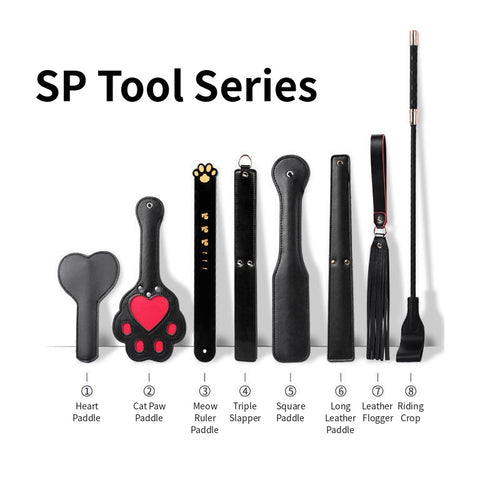 SP Tool Series lineup of eight paddles and whips