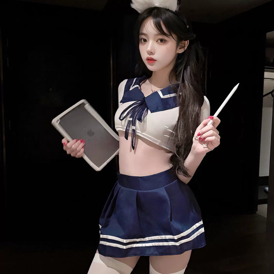 Umi sailor collar JK set front view