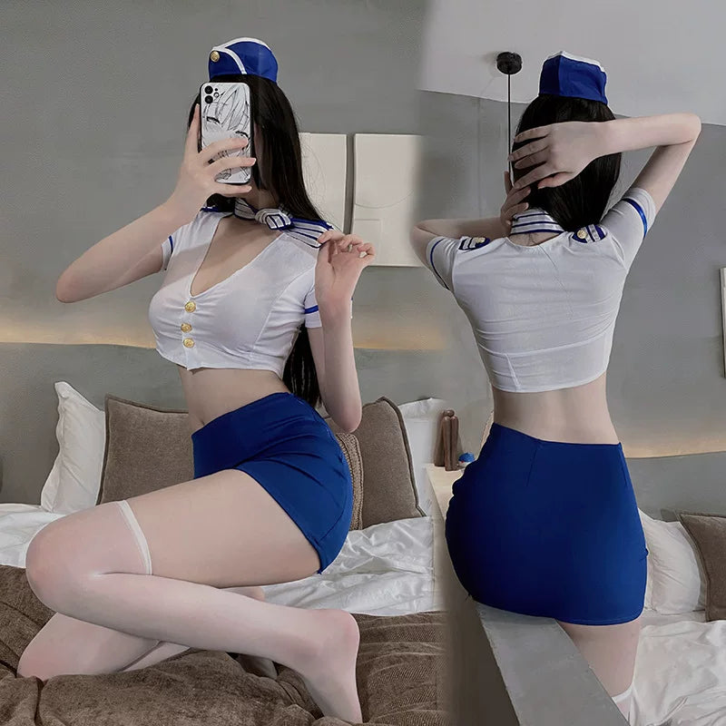 Skye sailor uniform roleplay set front and back
